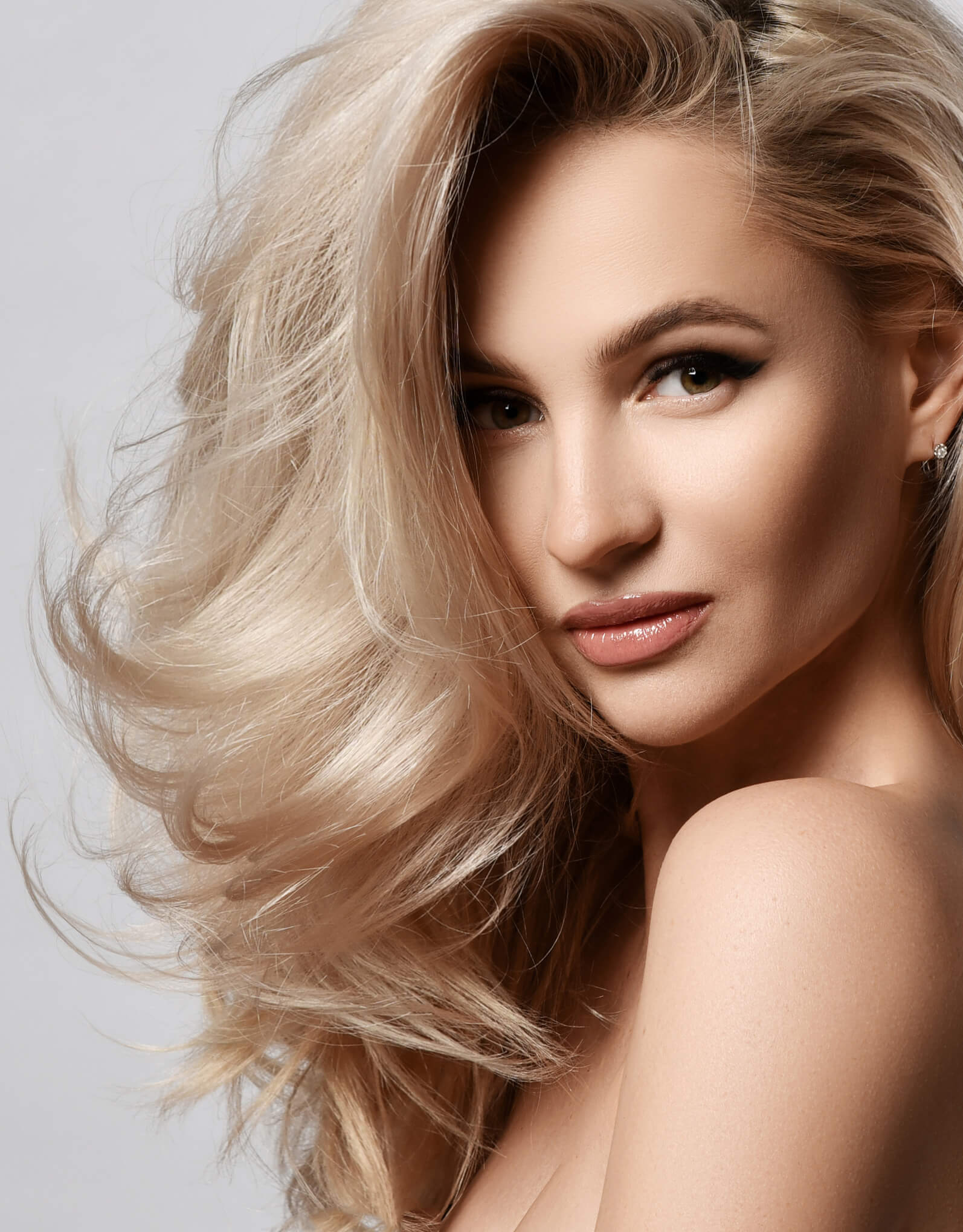 woman smiling