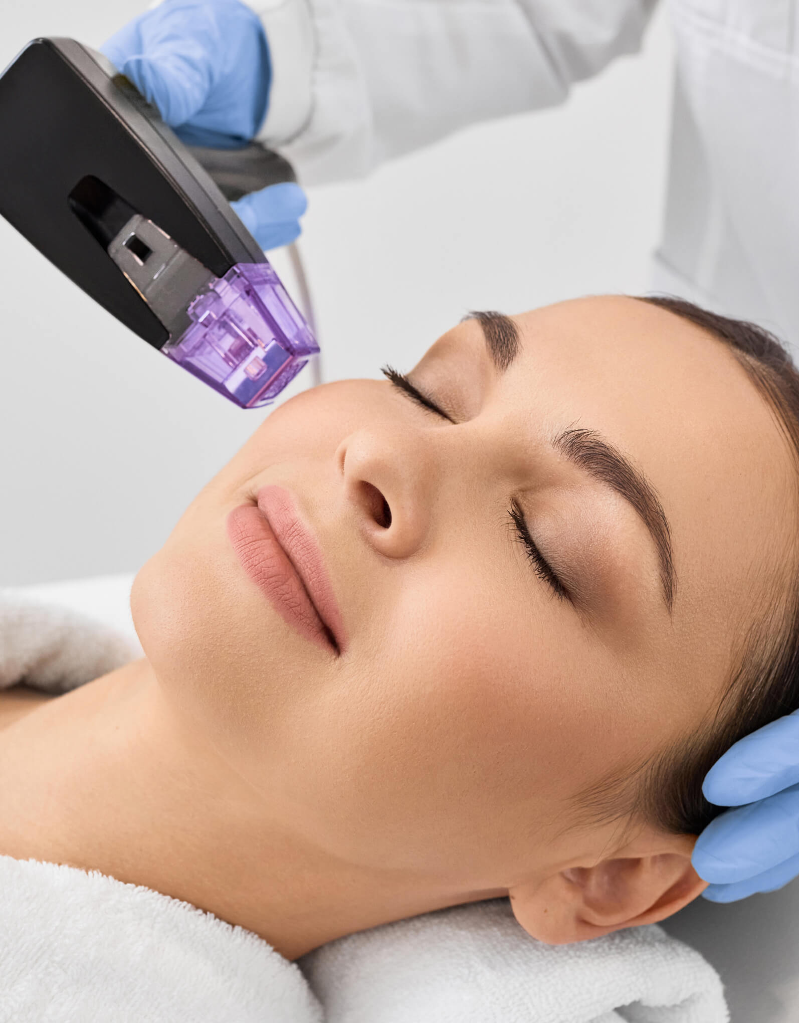 Woman getting treatment